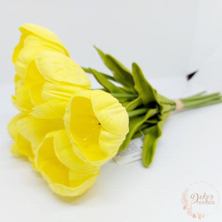 Gumi tulipán csokor - kinyílt virágú