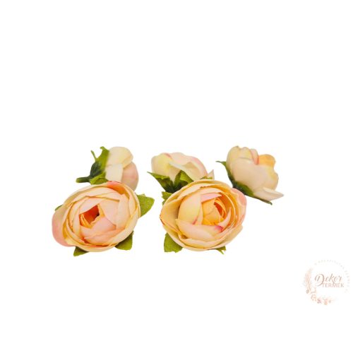 Boglárka virágfej - 3 cm - cirmos