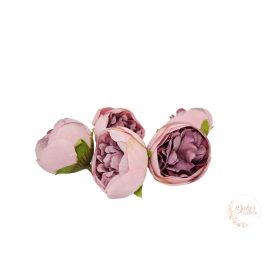 Peony virágfej - 5 cm - világos mályva