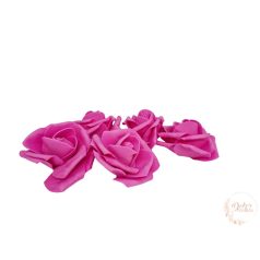 Polyfoam rózsa - 6 cm - pink
