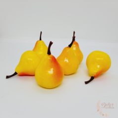 Mű körte - 3,5 cm - sárgás-barnás