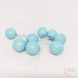 Színes drótos bogyó - 2,5 cm - menta