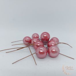 Bogyós betűző ciklámen gyöngyház 1,5 cm