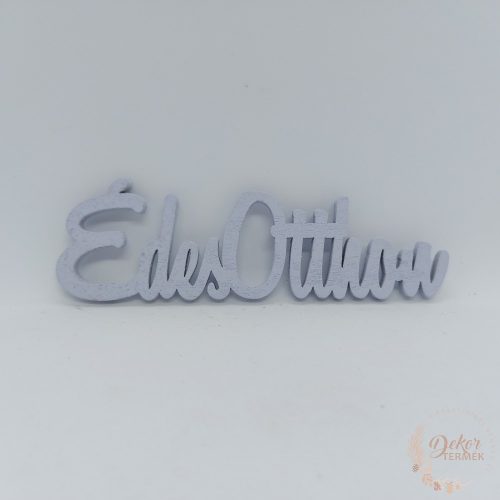 Édes otthon felirat - nagy - lila