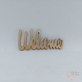 Welcome felirat natúr
