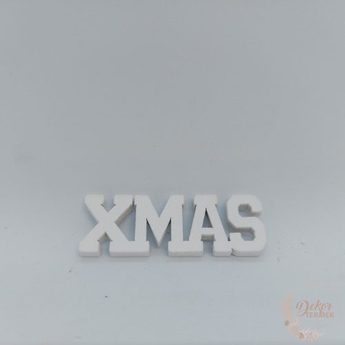XMAS felirat - fehér