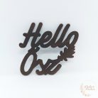 Hello ősz felirat - színes