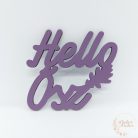 Hello ősz felirat - színes