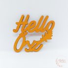 Hello ősz felirat - színes