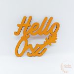 Hello ősz felirat - színes