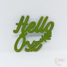 Hello ősz felirat - színes