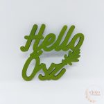 Hello ősz felirat - színes