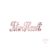 Isten hozott felirat - 10 cm - pink