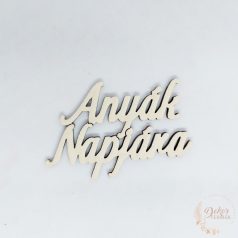 Anyák napjára fehér felirat