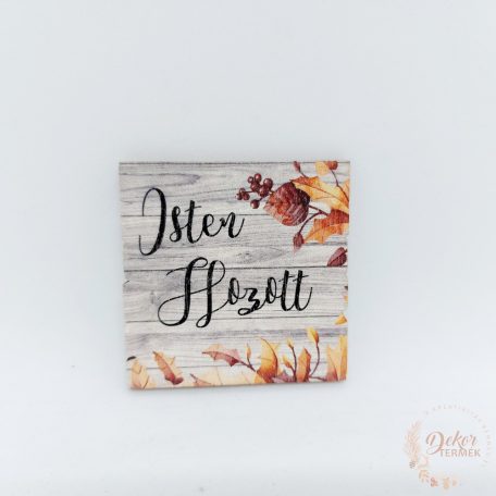 Isten hozott - őszi kis fa tábla