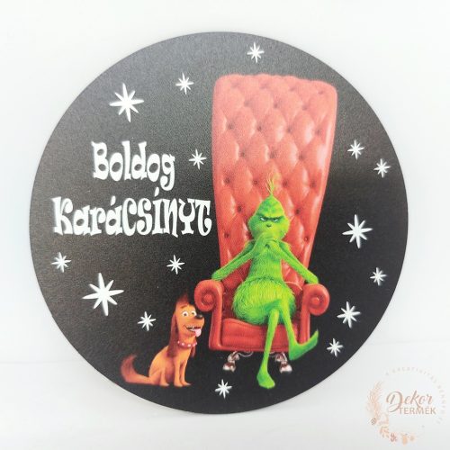 Grincs fotelben - nagy tábla