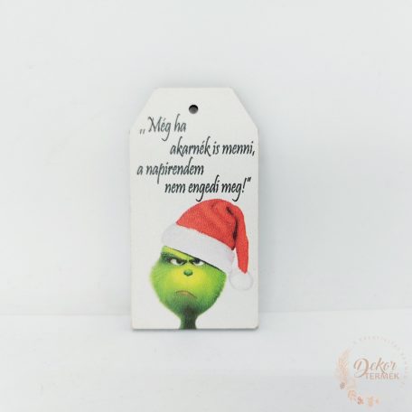 Grincses ajándékcímke