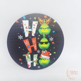 Grincs fa tábla - Ho Ho Ho