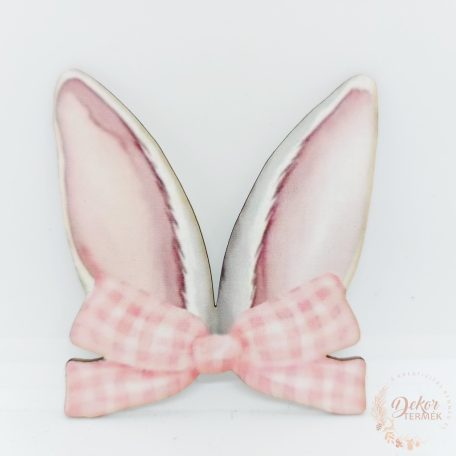 Nyuszifül - nyomtatott dekorkarton