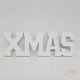 XMAS felirat - nagy - fehér