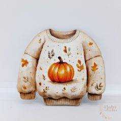 Őszi útjelzős dekor tábla