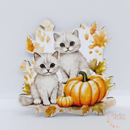 Őszi útjelzős dekor tábla