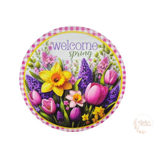 Koszorú közép - Welcome Spring - virágos