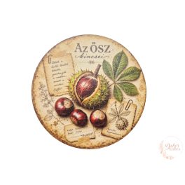 Koszorú közép - gesztenyés - az ősz kincsei