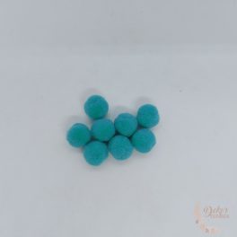 Kasmír golyó  - sötét menta - 2 cm