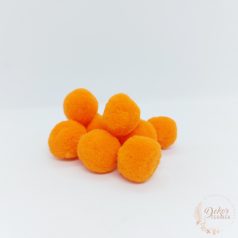 Kasmír golyó - narancs - 2 cm