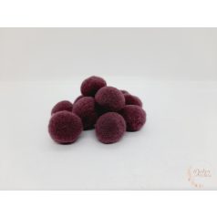 Kasmír golyó - padlizsán - 2 cm