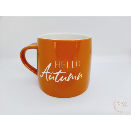 Őszi bögre - Hello Autumn felirattal