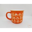 Őszi bögre - kis tök mintával