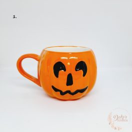 Halloween bögre - tök formájú