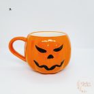 Halloween bögre - tök formájú