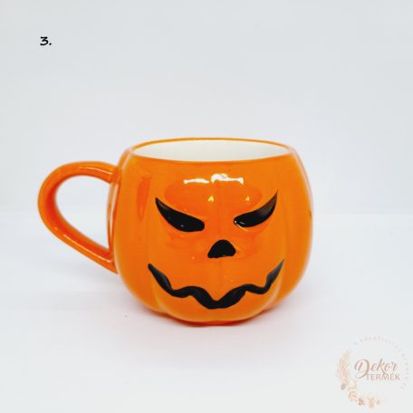Halloween bögre - tök formájú