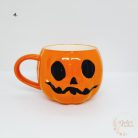 Halloween bögre - tök formájú