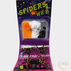 Műpók csomag pókhálóval