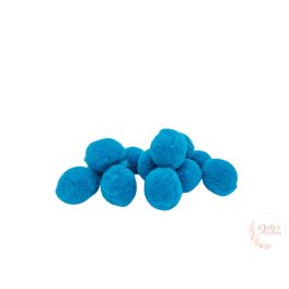 Kasmír golyó - sötétkék - 2 cm