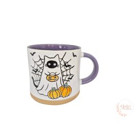 Állatos halloween bögre