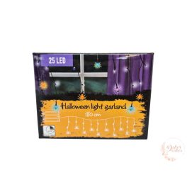 Pók mintás LED-es girland - 180 cm