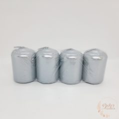 Adventi gyertya metál jégkék