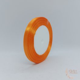 Szatén szalag 6 mm narancssárga