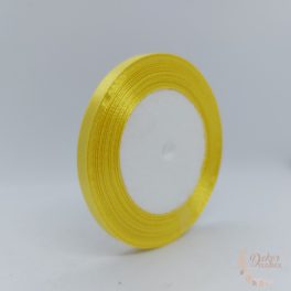 Szatén szalag 6 mm sárga