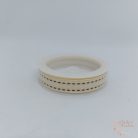 Textil szalag szaggatott mintával 