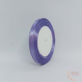 Szatén szalag 6 mm levendula lila