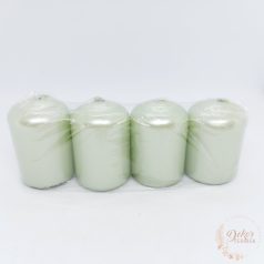 Adventi gyertya metál menta