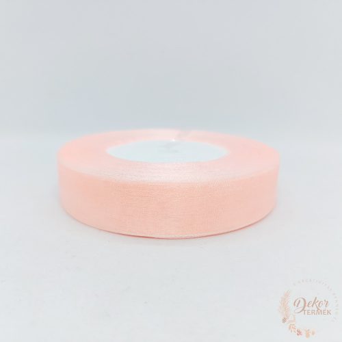 Organza szalag - 20 mm - barack