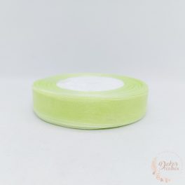 Organza szalag - 20 mm - almazöld