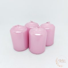 Adventi gyertya metál rózsaszín